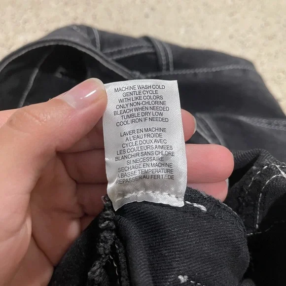 Black Denim Skirt - Picture 5 of 5